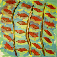 Bodensee, 100 x 100 cm